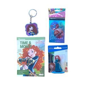 Disney Brave Princess Merida Doll Figurine Coloring Activity Book Journal Toy